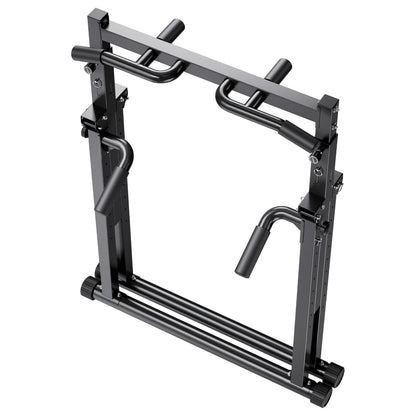 VEVOR Pull Up Bar, 330LBS Capacity Portable Pullup Bar Station, Pullup Bars Free Standing with Triangular Structure & Heavy-Duty Steel Tube, 9 Level Height Adjustment Gravity Fitness for Arms, Back - View 9
