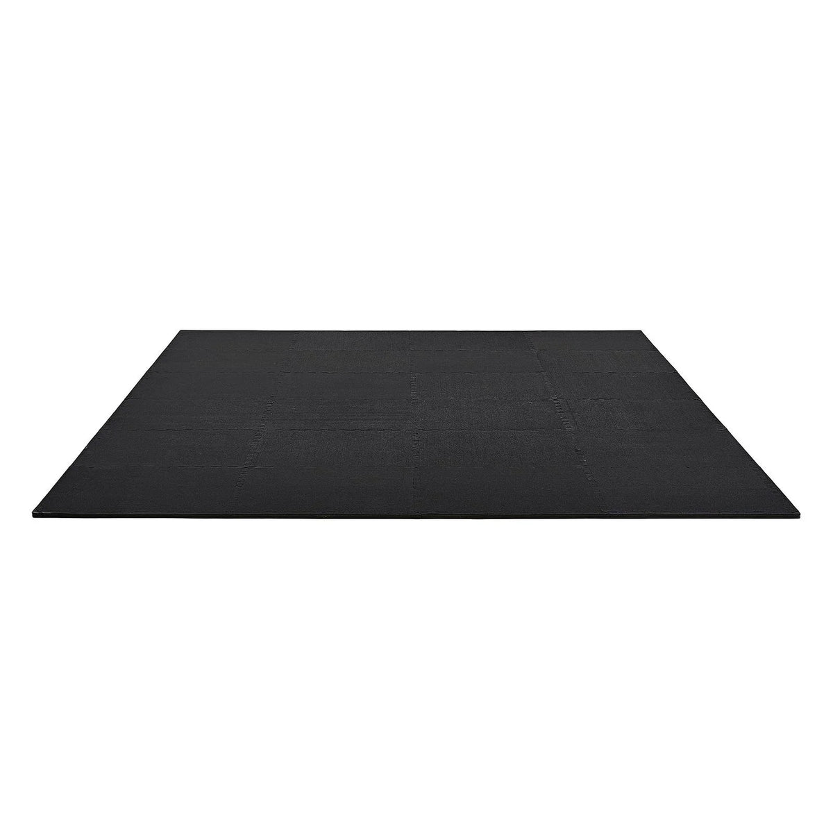 VEVOR Puzzle Exercise Mat, 24 PCS Fitness Equipment Mats, 24 x 24 x 0.56 in, High-Density EVA Foam Gym Mats Set, Interlocking Rubber Soft Tiles, Protective Floor Padding for Home, Gym, Office, Black - View 10