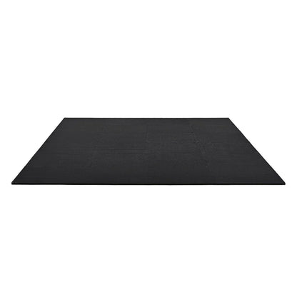 VEVOR Puzzle Exercise Mat, 24 PCS Fitness Equipment Mats, 24 x 24 x 0.56 in, High-Density EVA Foam Gym Mats Set, Interlocking Rubber Soft Tiles, Protective Floor Padding for Home, Gym, Office, Black - View 10