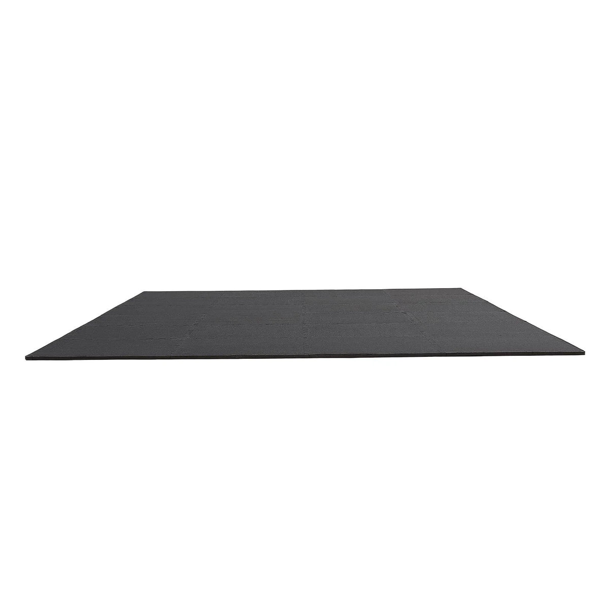 VEVOR Puzzle Exercise Mat, 24 PCS Fitness Equipment Mats, 24 x 24 x 0.56 in, High-Density EVA Foam Gym Mats Set, Interlocking Rubber Soft Tiles, Protective Floor Padding for Home, Gym, Office, Black - View 7