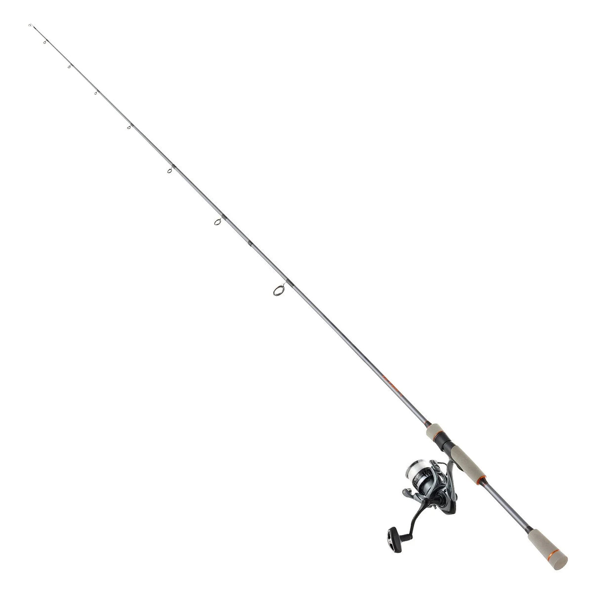 VEVOR Rod and Fishing Reel Combo, IM6 Fiberglass & Carbon Fiber Spinning Rod and Reel Combo, Bass Fishing Pole with 6.5 ft Two-Piece Rods, 6+1 Ball Bearings, Stainless Steel Guides with Ceramic Rings - View 8