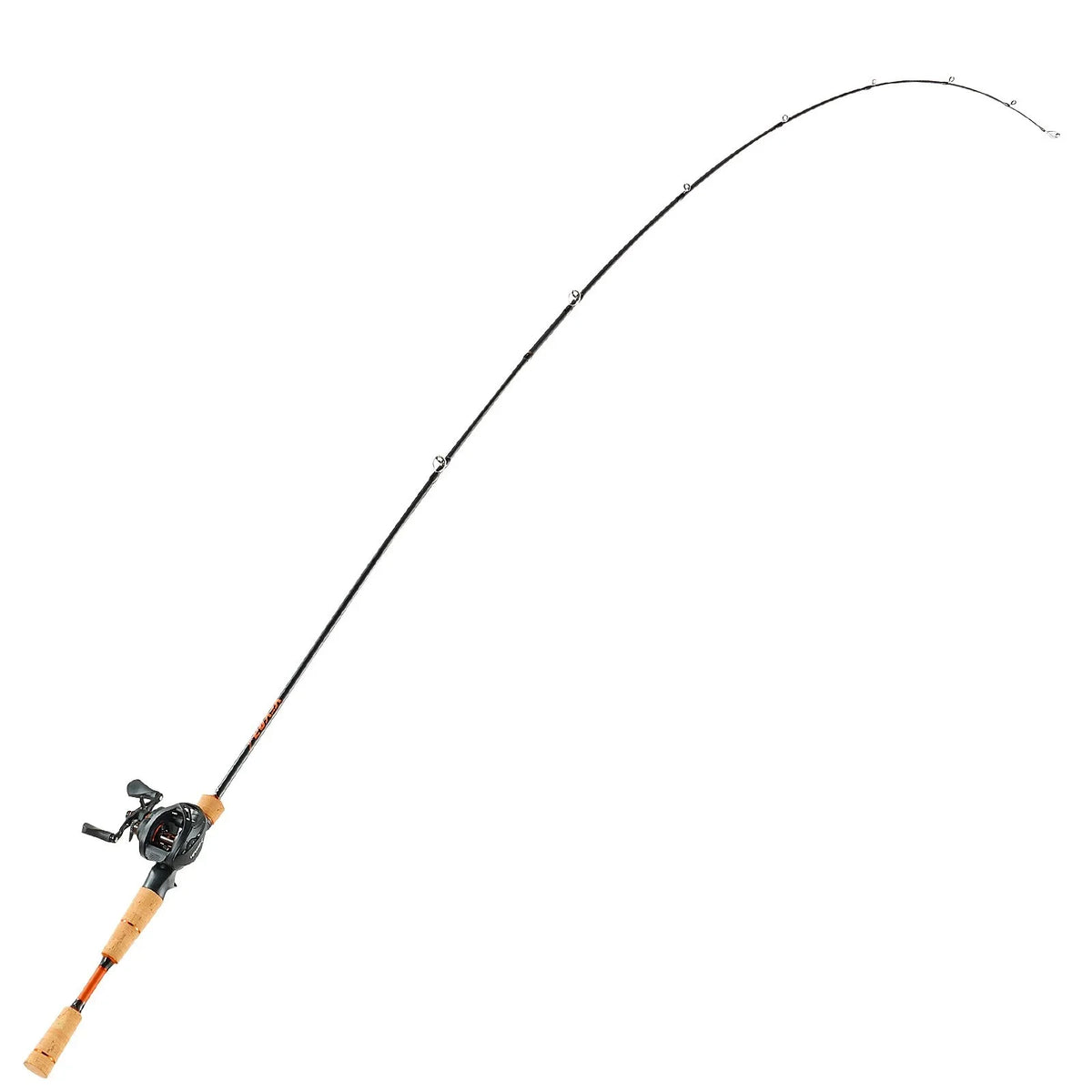 VEVOR Rod and Fishing Reel Combo, IM7 Carbon Fiber Baitcasting Rod and Reel Combo, Bass Fishing Pole with 6+1 BB System, 7.0:1 Gear Ratio, Cork Handle, Stainless Steel Guides with Ceramic Rings - View 9