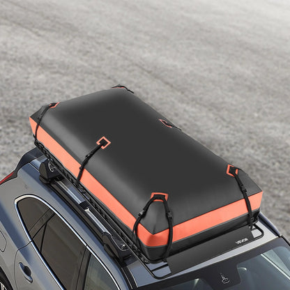 VEVOR Roof Rack Basket, 84 x 39 x 4.1 in, Universal Rooftop Cargo Carrier with 7.9 x 3.9 x 10.2 in Cargo Bag, Net, Ratchet Straps, 250 lbs Max Load Capacity Car Top Luggage Holder, for SUV Truck Car - View 7