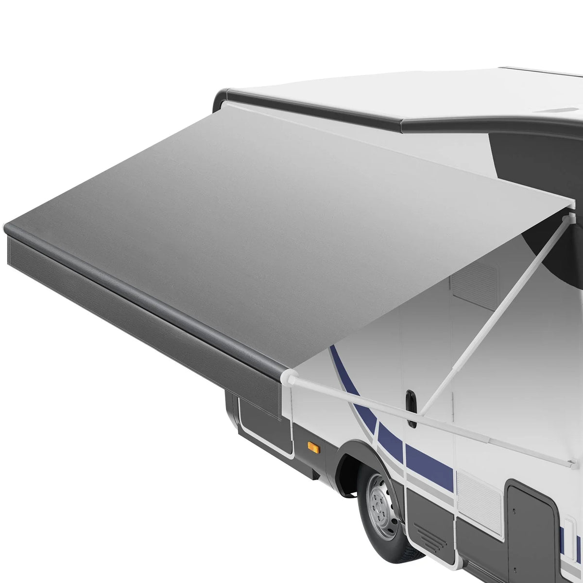 VEVOR RV Awning Fabric Replacement, 15' (Fabric 14'2") 18 oz Heavy-Duty Weatherproof Vinyl Camper Awning Replacement, UPF50+ Protection Waterproof Outdoor Canopy for RV, Motorhome, Trailer, Gray Fade - View 9