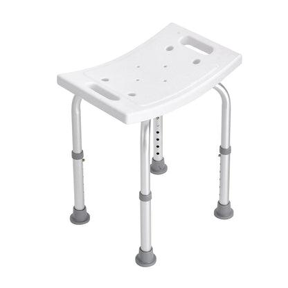 VEVOR Shower Chair, Adjustable Height Shower Stool with Built-in Handles, Shower Seat for Inside Shower or Tub, Non-Slip Bench Bathtub Stool Seat for Elderly Disabled Handicap, 158.8 kg Capacity - View 10