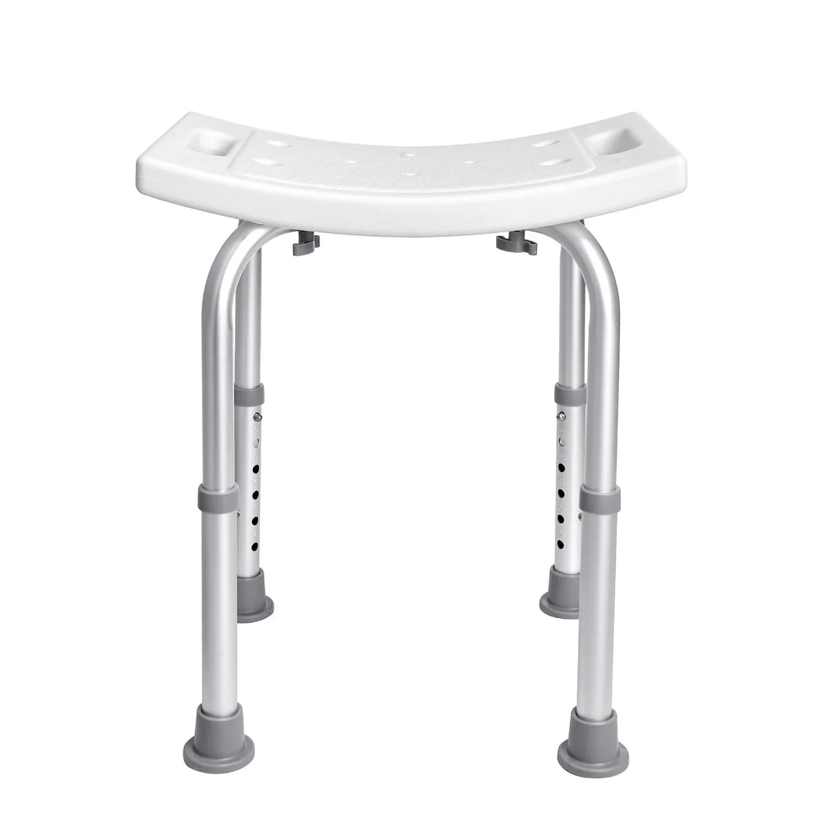 VEVOR Shower Chair, Adjustable Height Shower Stool with Built-in Handles, Shower Seat for Inside Shower or Tub, Non-Slip Bench Bathtub Stool Seat for Elderly Disabled Handicap, 158.8 kg Capacity - View 9