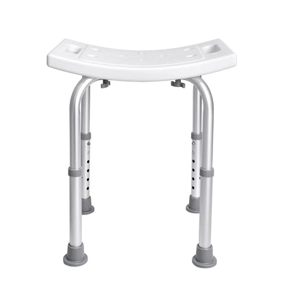 VEVOR Shower Chair, Adjustable Height Shower Stool with Built-in Handles, Shower Seat for Inside Shower or Tub, Non-Slip Bench Bathtub Stool Seat for Elderly Disabled Handicap, 158.8 kg Capacity - View 9