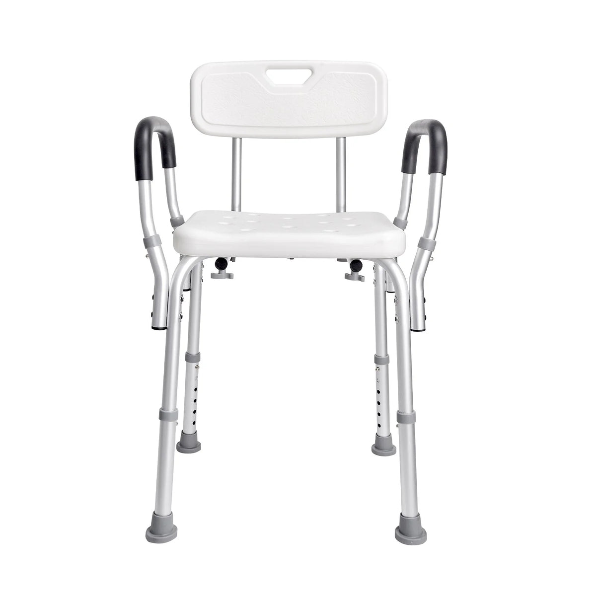 VEVOR Shower Chair, Shower Seat with Back, Adjustable Height Shower Stool, Shower Chair for Inside Shower Bathtub, Non-slip Bathroom Bench Bath Chair for Elderly Disabled Handicap, 350 LBS Capacity - View 9