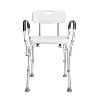 VEVOR Shower Chair, Shower Seat with Back, Adjustable Height Shower Stool, Shower Chair for Inside Shower Bathtub, Non-slip Bathroom Bench Bath Chair for Elderly Disabled Handicap, 350 LBS Capacity - View 9
