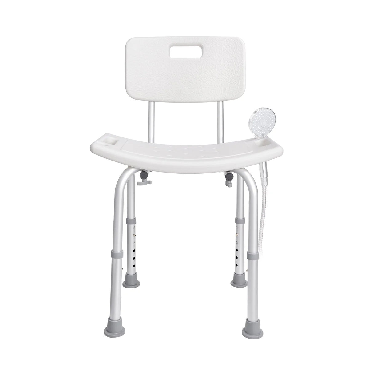 VEVOR Shower Chair, Shower Seat with Back, Adjustable Height Shower Stool, Shower Chair for Inside Shower Bathtub, Non-slip Bathroom Bench Bath Chair for Elderly Disabled Handicap, 350 lbs Capacity - View 9