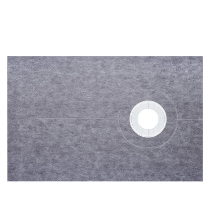 VEVOR Shower Curb Kit 38" x 60" Watertight Shower Curb Overlay with 4" PVC Offset Bonding Flange, 4" Stainless Steel Grate, 2 Cuttable Shower Curb and Trowel, Shower Pan Slope Sticks Fit for Bathr - View 9