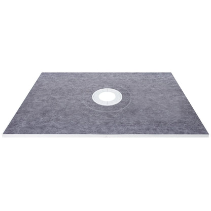 VEVOR Shower Curb Kit, 38"x60" Watertight Shower Curb Overlay with 4" ABS Central Bonding Flange, 4" Stainless Steel Grate, 2 Cuttable Shower Curb and Trowel, Shower Pan Slope Sticks Fit for Bathr - View 10