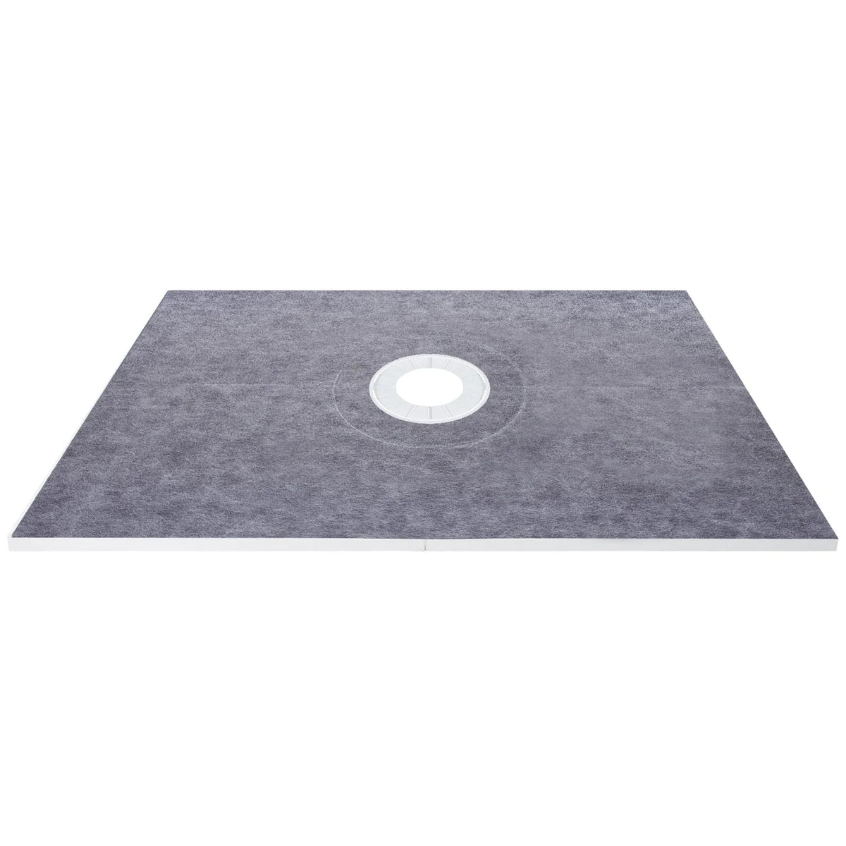 VEVOR Shower Curb Kit, 38"x60" Watertight Shower Curb Overlay with 4" PVC Central Bonding Flange, 4" Stainless Steel Grate, 2 Cuttable Shower Curb and Trowel, Shower Pan Slope Sticks Fit for Bathr - View 10
