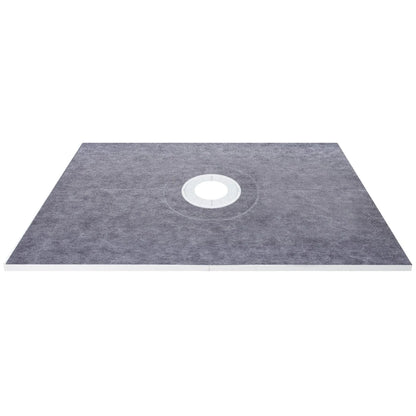 VEVOR Shower Curb Kit, 38"x60" Watertight Shower Curb Overlay with 4" PVC Central Bonding Flange, 4" Stainless Steel Grate, 2 Cuttable Shower Curb and Trowel, Shower Pan Slope Sticks Fit for Bathr - View 10