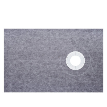 VEVOR Shower Curb Kit, 38"x60" Watertight Shower Curb Overlay with 4" ABS Offset Bonding Flange, 4" Stainless Steel Grate, 2 Cuttable Shower Curb and Trowel, Shower Pan Slope Sticks Fit for Bathro - View 8