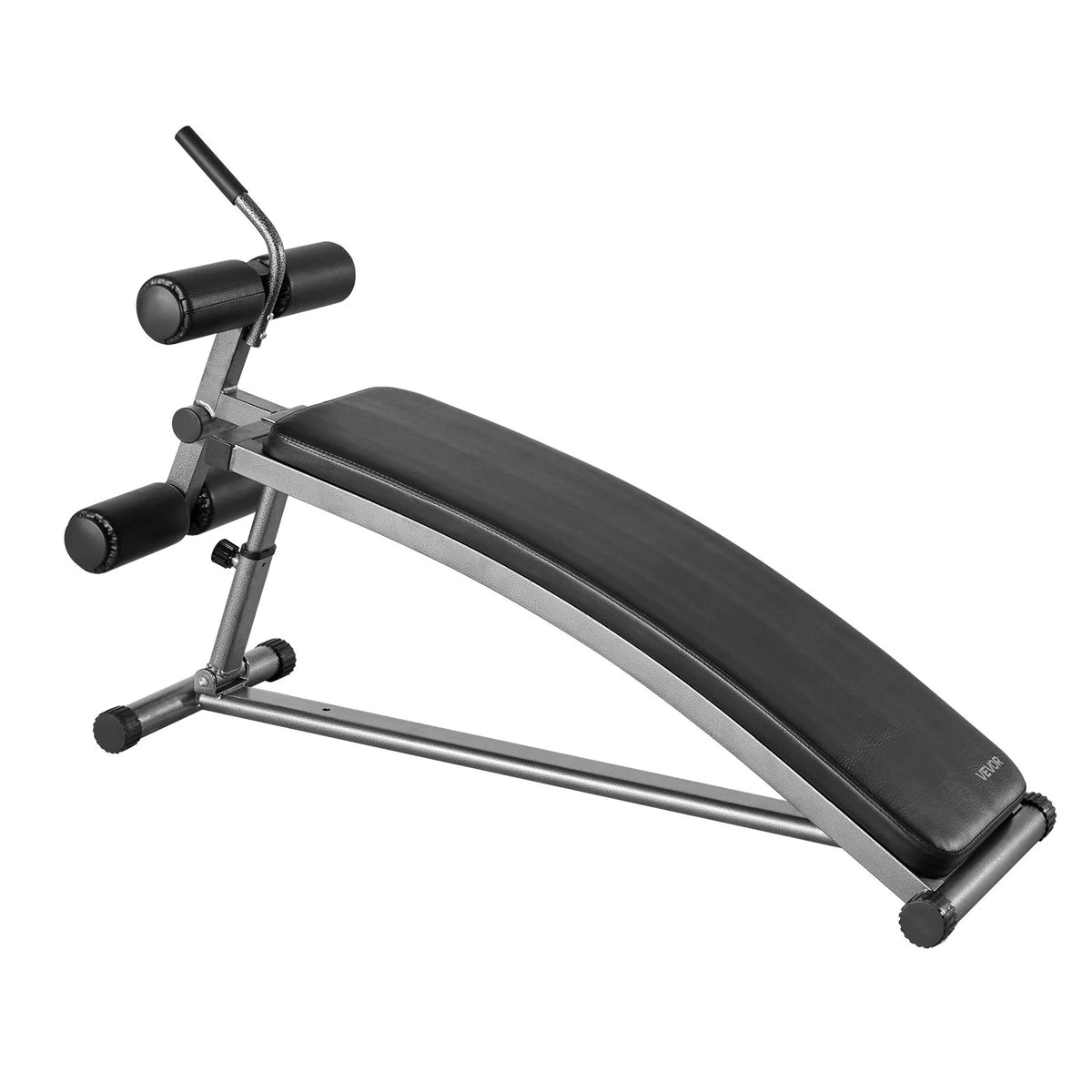 VEVOR Sit Up Bench Curved Ab Bench 6 Adjustable Height Reverse Crunch Handle - View 10