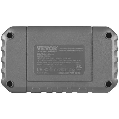 VEVOR Smart Battery Charger, 20-Amp, Lithium LiFePO4 Lead-Acid (AGM / Gel / SLA) Car Battery Charger with LCD Display, Trickle Charger Maintainer Desulfator for Boat Motorcycle Lawn Mower Deep Cycle - View 10