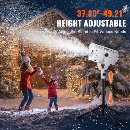VEVOR Snow Machine 1200W Snow Making Machine with Height Adjustable Stand - View 3