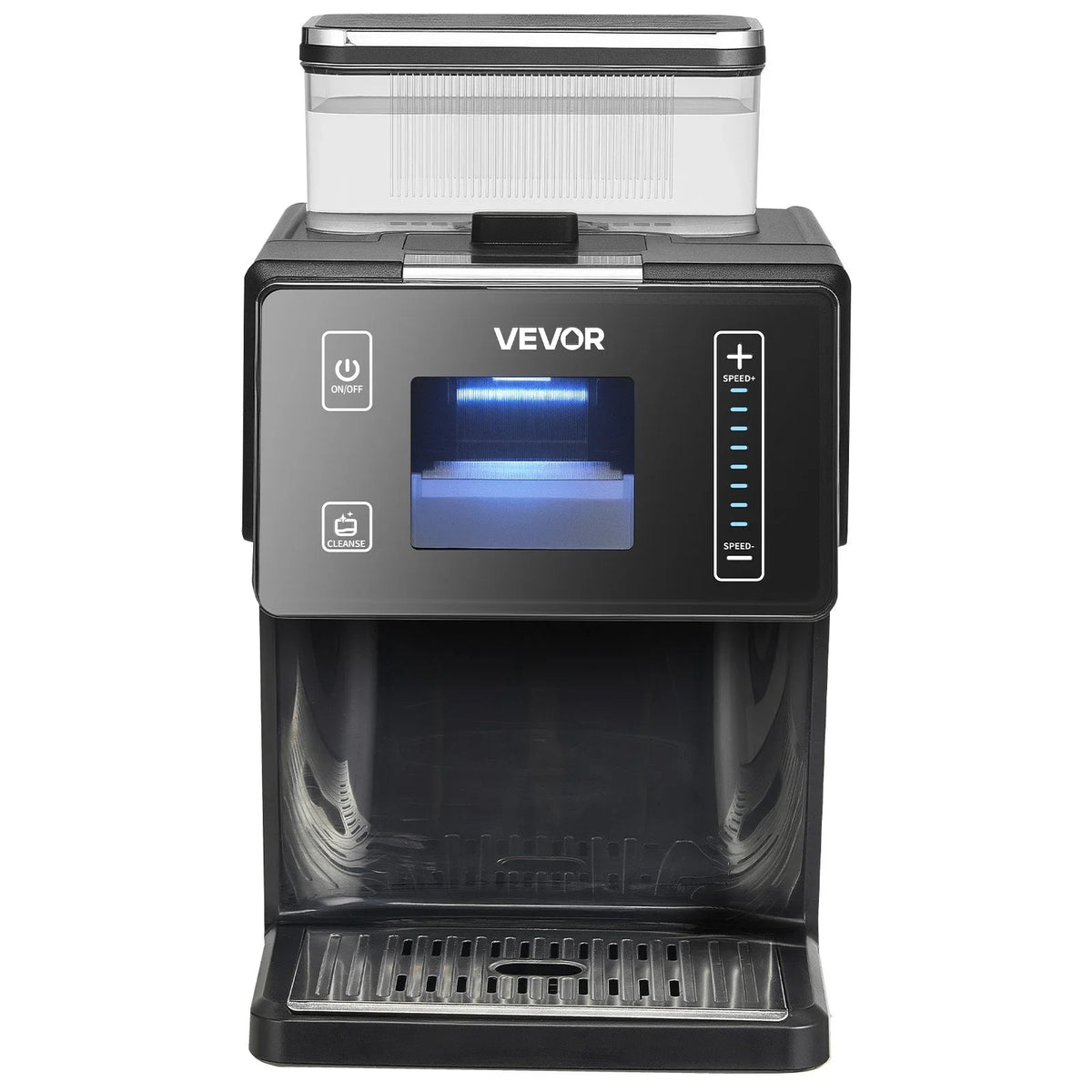 VEVOR Snowflake Ice Machine, 44LBS/24H Snowflake Ice Maker, Ice-Shaver Machine with Stainless Steel Blade, Electric Snow Cone Maker with 0.2 Gal Tank, 60S Fast Pre-Cooling, for Home & Small Gatherings - View 10