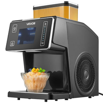 VEVOR Snowflake Ice Machine, 44LBS/24H Snowflake Ice Maker, Ice-Shaver Machine with Stainless Steel Blade, Electric Snow Cone Maker with 0.2 Gal Tank, 60S Fast Pre-Cooling, for Home & Small Gatherings - View 9