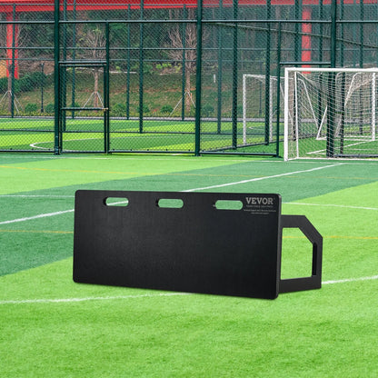 VEVOR Soccer Rebounder Board, 40"X16" Portable Soccer Wall with 2 Angles Rebound, Foldable HDPE Kickback Rebound Board, Soccer Training Equipment for Kids and Adults, Passing & Shooting Practice - View 8