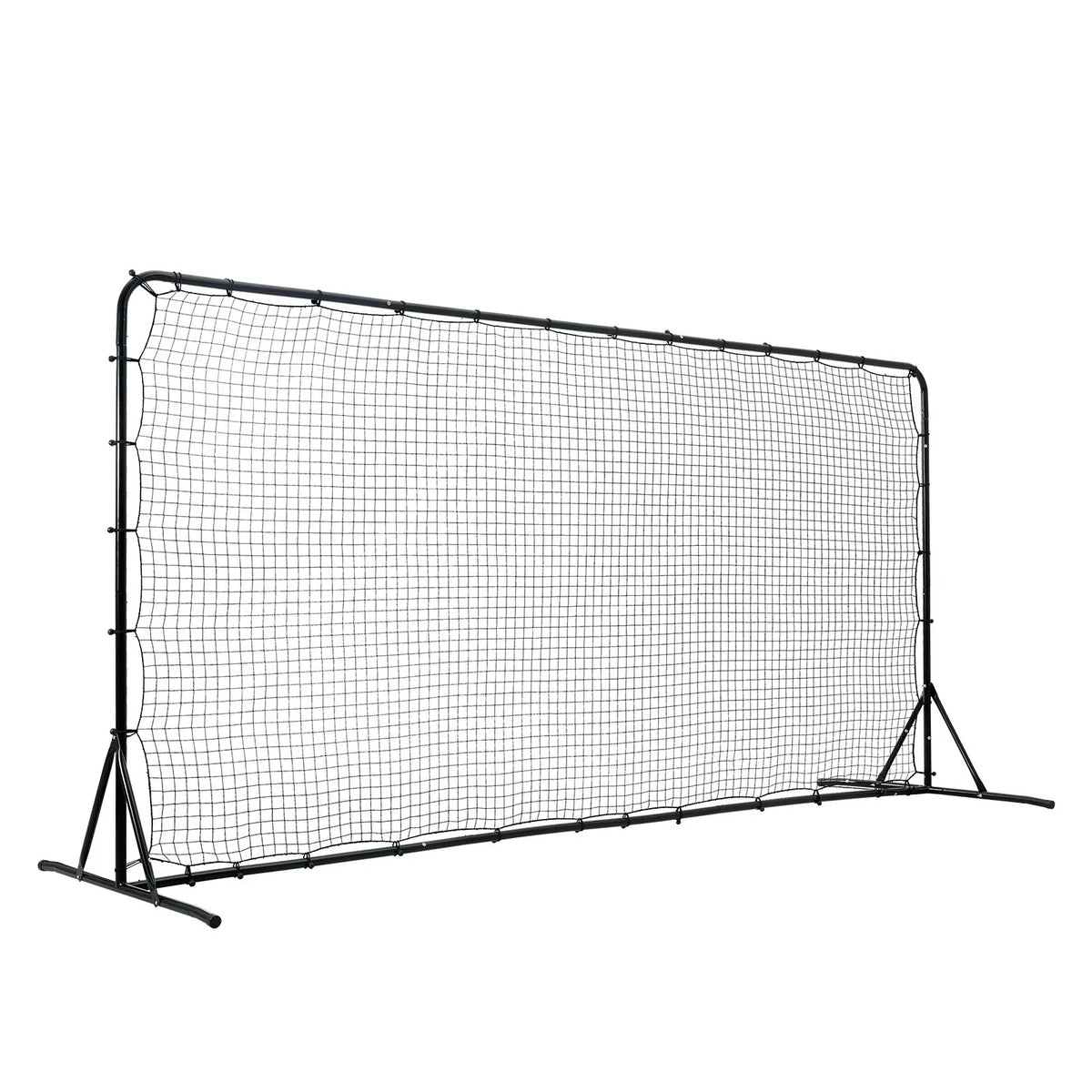 VEVOR Soccer Rebounder Net, 12x6FT Iron Soccer Training Equipment, Sports Football Training Gift with Portable Bag, Volleyball Rebounder Wall Perfect for Backyard Practicing, Solo Training, Passing