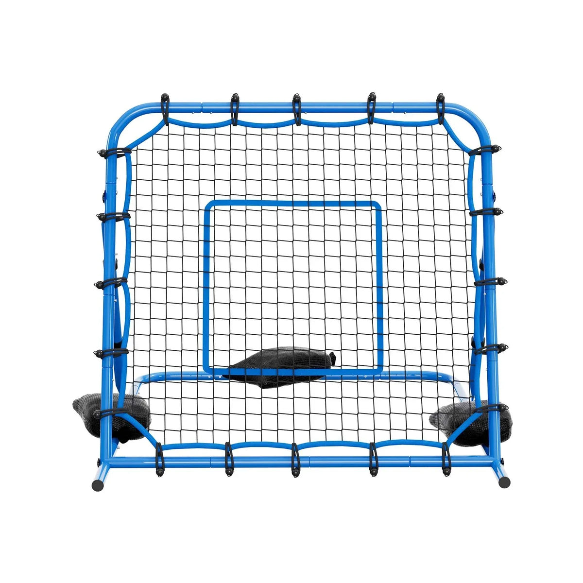 VEVOR Soccer Rebounder Net, Quick-Switch Angle Soccer Goal Rebounder for Control, Passing Practice, Heavy-Duty Iron Frame & PE Net, Easy Setup Ball Training Equipment for Teens&Adults,3.7 x 3.7 ft - View 9