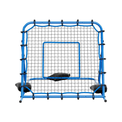 VEVOR Soccer Rebounder Net, Quick-Switch Angle Soccer Goal Rebounder for Control, Passing Practice, Heavy-Duty Iron Frame & PE Net, Easy Setup Ball Training Equipment for Teens&Adults,3.7 x 3.7 ft - View 9