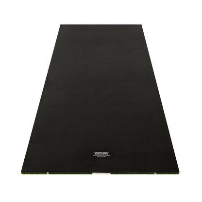 VEVOR Softball Pitching Mat, 10' x 3' Softball Pitching Mound, Antislip Antifade Rubber Softball Pitching Training Aid, Pitch Practice Mat for Pitchers Indoor Outdoor Pitching Practice, Green - View 11
