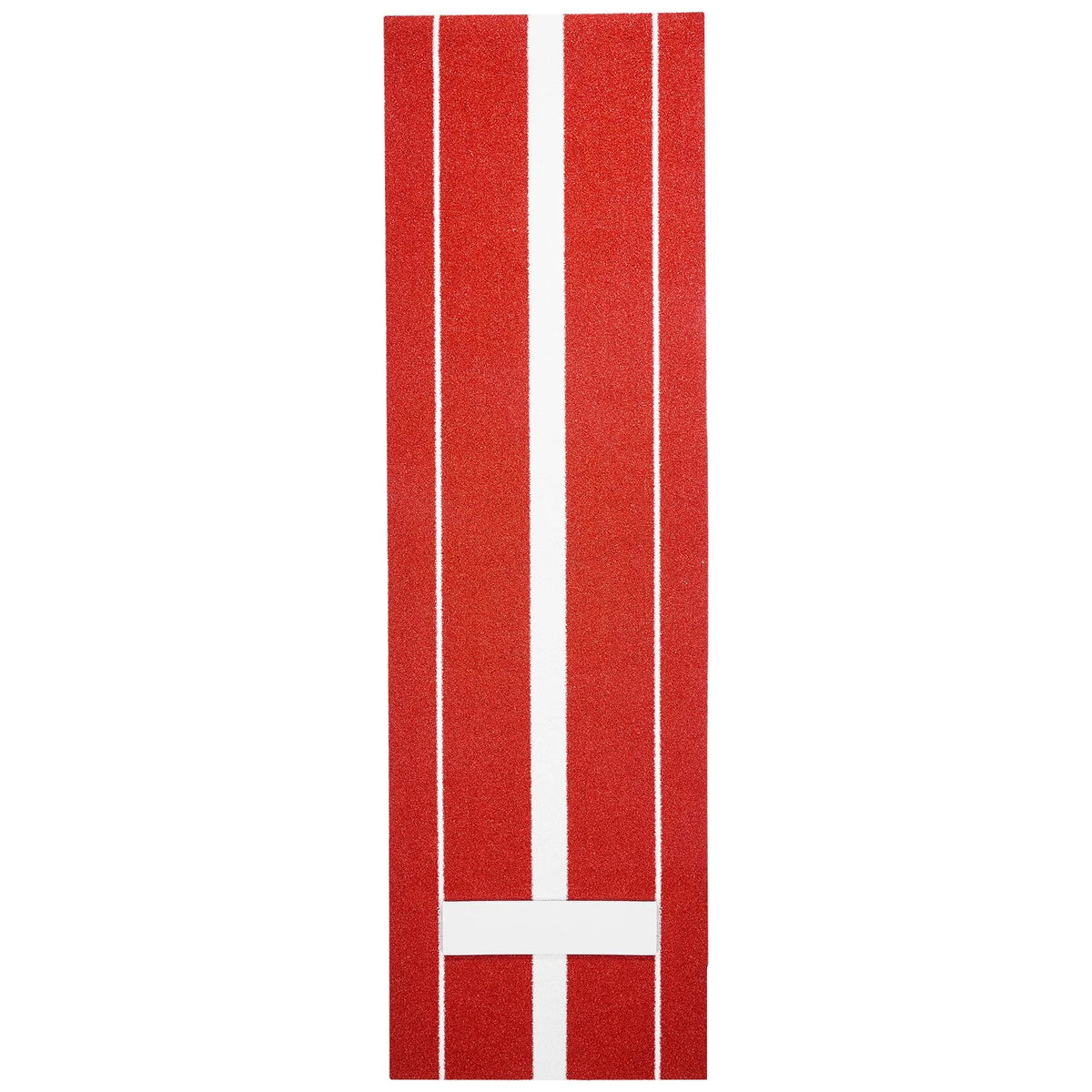 VEVOR Softball Pitching Mat, 10x3 ft Baseball Pitching Rubber Mound, Antifade Turf and Antislip Foam Backing Portable Training Aid, Fastpitch Equipment for Pitchers Indoor Outdoor Practice, Red - View 2