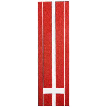 VEVOR Softball Pitching Mat, 10x3 ft Baseball Pitching Rubber Mound, Antifade Turf and Antislip Foam Backing Portable Training Aid, Fastpitch Equipment for Pitchers Indoor Outdoor Practice, Red - View 2