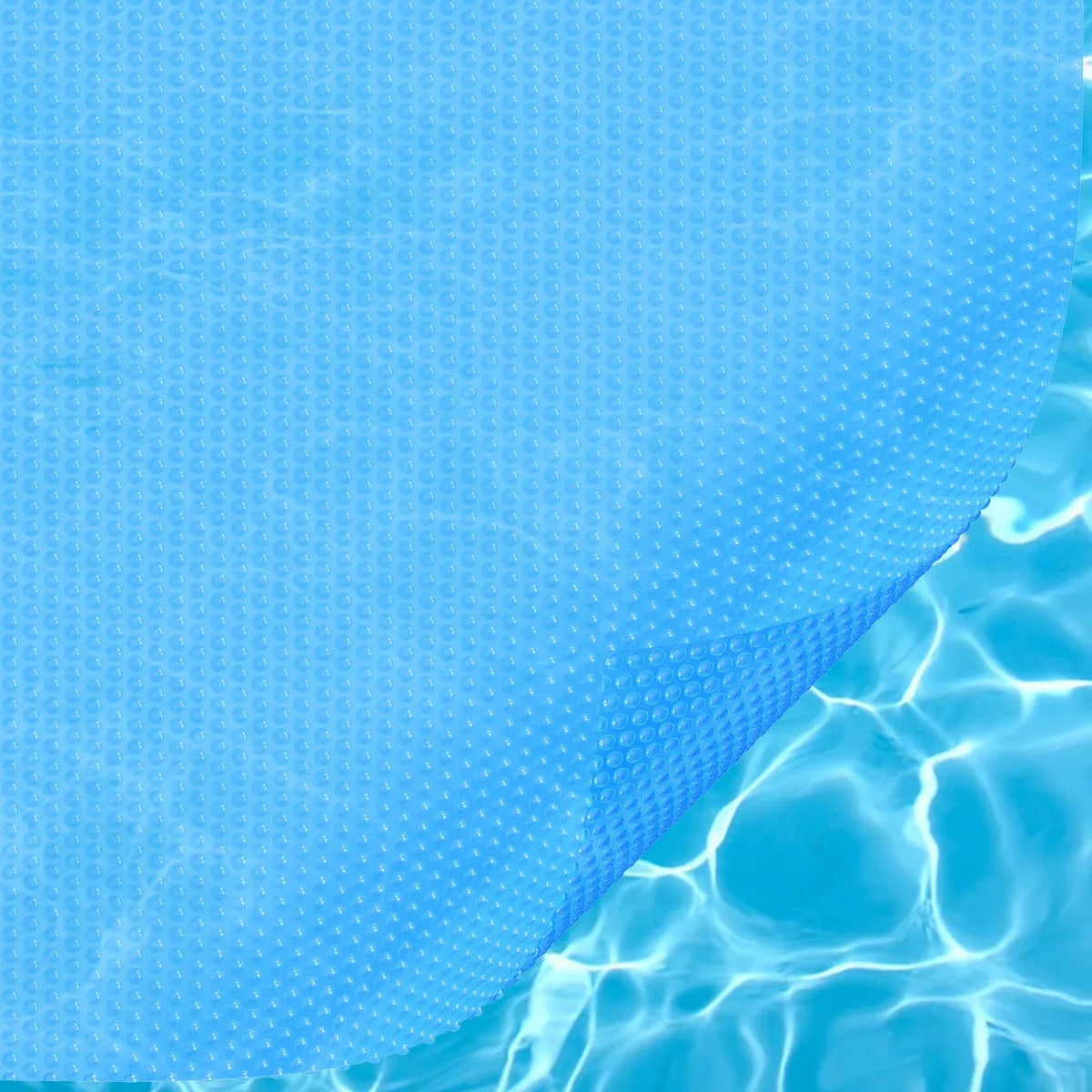 VEVOR Solar Pool Cover, 32 x 16 ft Rectangle Solar Blanket for Pools, Inground Above Ground Swimming Pool Solar Cover, 16 mil Solar Covers Blue - View 7