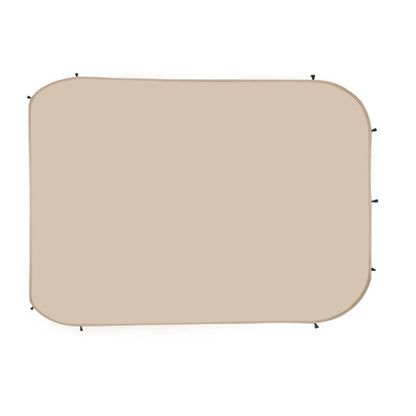 VEVOR Sun Shade Sail Canopy Covers, Fit for 15 x 13.8 ft Screen House Tent, Sun Protection, 5.51 x 5.25 ft 300D Oxford Silver-Coated Fabric, Pack of 3 (Not Include Tent), for Outdoor Activities, Beige - View 9