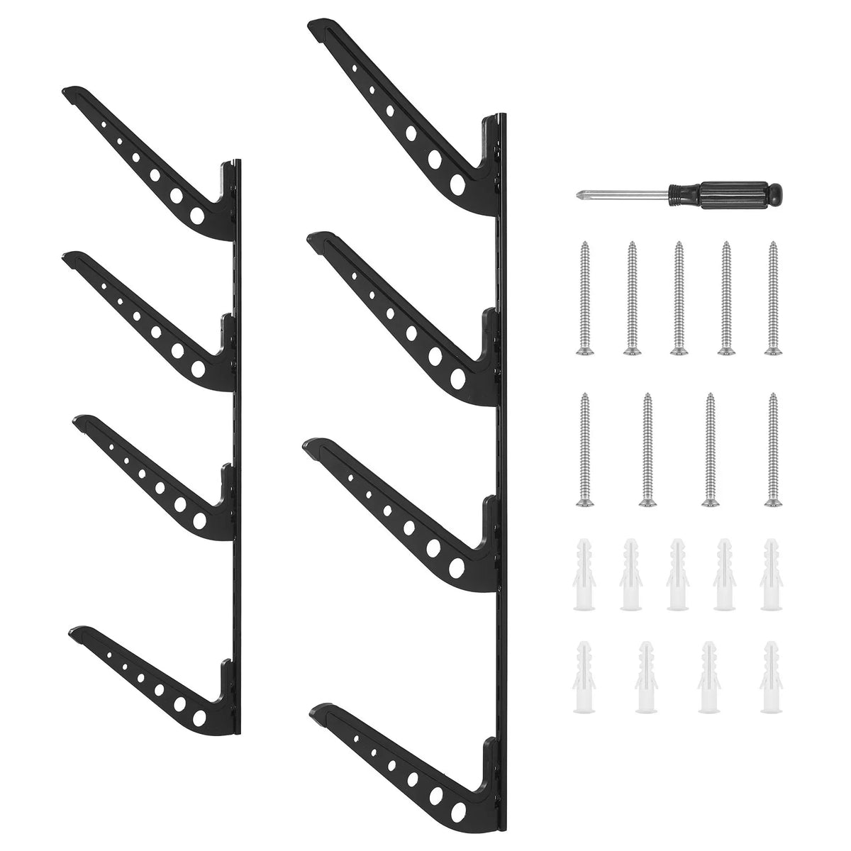 VEVOR Surfboard Wall Mount 4 Tiers Horizontal Surfboard Rack for Storage Display - View 8