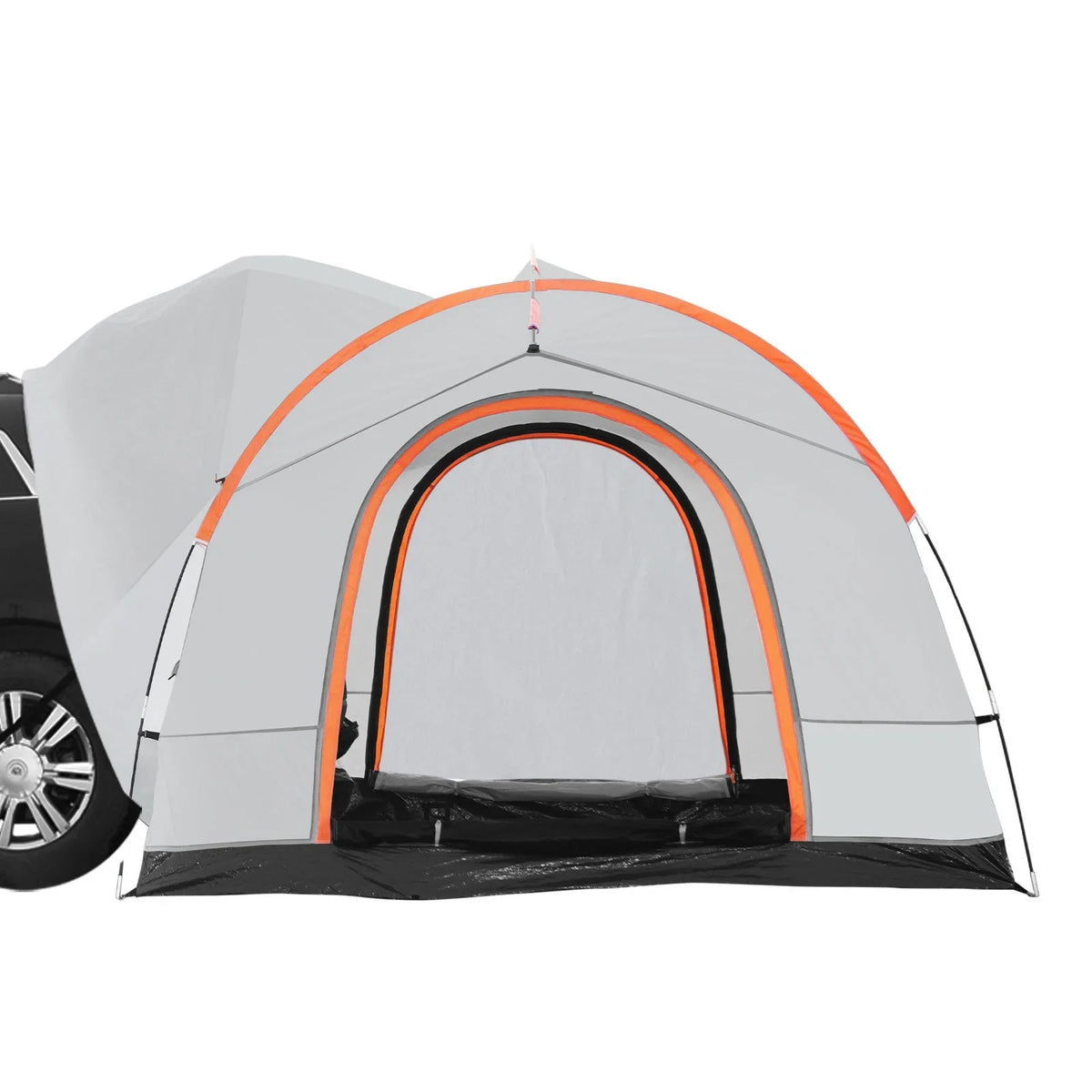 VEVOR SUV Camping Tent, 8'-8' SUV Tent Attachment for Camping with Rain Layer and Carry Bag, PU2000mm Double Layer Truck Tent, Accommodate 6-8 Person, Rear Tent for Van Hatch Tailgate - View 11