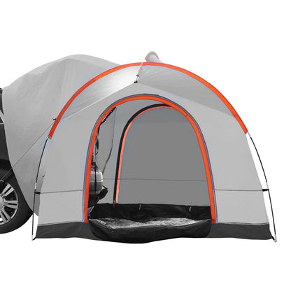 VEVOR SUV Camping Tent, 8'-8' SUV Tent Attachment for Camping with Rain Layer and Carry Bag, PU2000mm Double Layer Truck Tent, Accommodate 6-8 Person, Rear Tent for Van Hatch Tailgate - View 12