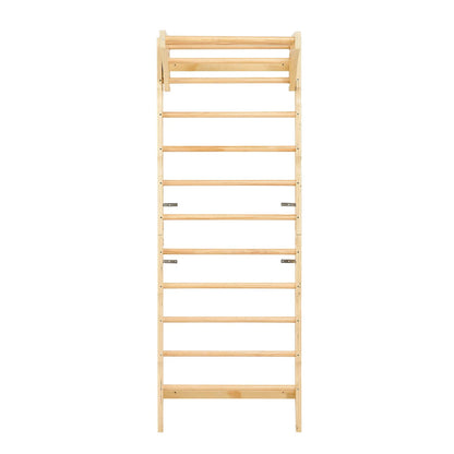 VEVOR Swedish Ladder Wall Gym 2-in-1 10-Level 220 LBS Loading Indoor Jungle Gym - View 6