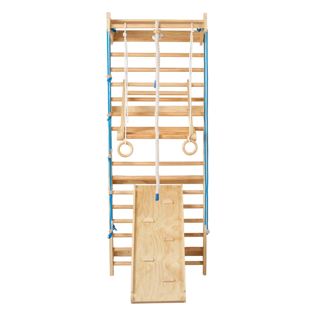 VEVOR Swedish Ladder Wall Gym 8 in 1 Wooden Indoor Playground Climbing Ladder - View 9
