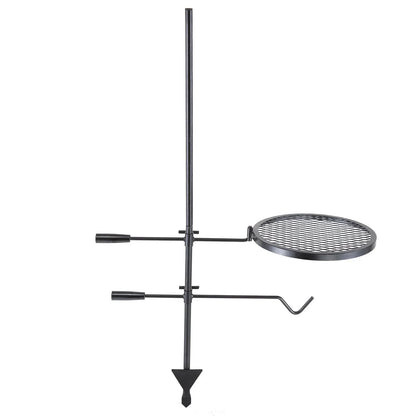 VEVOR Swivel Campfire Grill, Fire Pit Grill Grate over Fire Pits, Heavy Duty Steel Grill Grates, 360° Adjustable Open Fire Outdoor Cooking Equipment, Portable Camp Fire Racks for Camping Outdoor BBQ - View 10