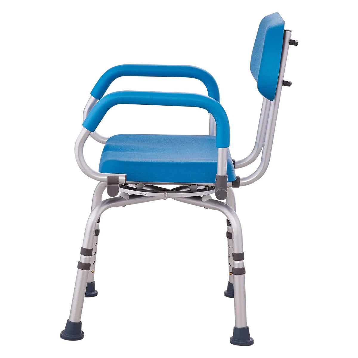 VEVOR Swivel Shower Chair 360 Degree, Adjustable Shower Seat with Pivoting Arms & Padded Bath Seat for Inside Shower or Tub, Non-Slip Rotating Bathtub Chair for Elderly Disabled, 300LBS Capacity - View 10