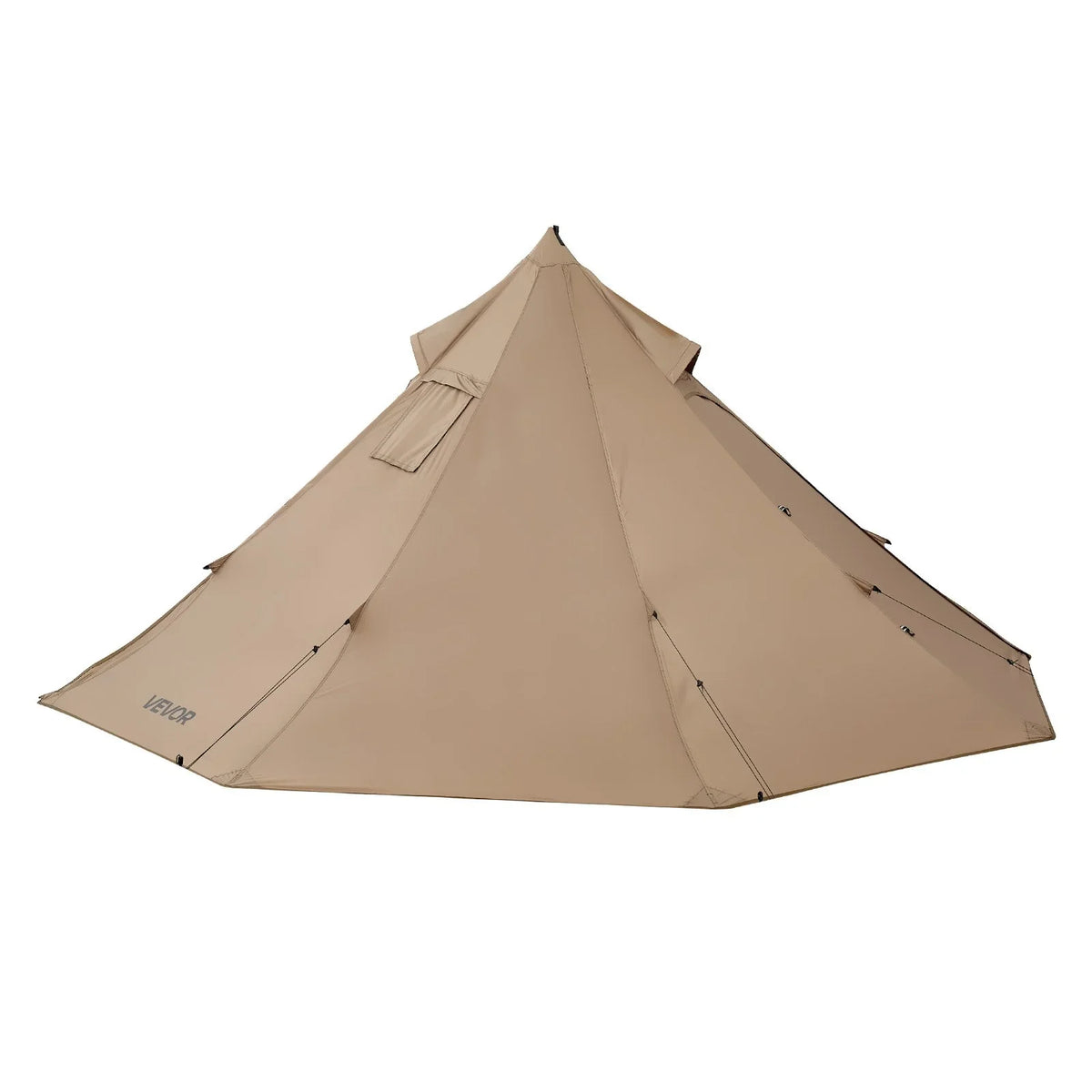 VEVOR Tipi Hot Tent with Stove Jack Waterproof Portable for 2 Persons Camping - View 9
