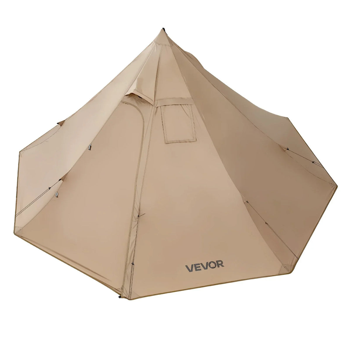 VEVOR Tipi Hot Tent with Stove Jack Waterproof Portable for 2 Persons Camping - View 10