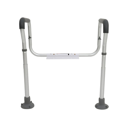 VEVOR Toilet Safety Rail, Bathroom Toilet Seat Frame, Adjustable Width & Height Fit Most Toilets, Supports 300lbs, Toilet Handles Grab Bars with Padded Armrests for Handicap, Disabled, Seniors - View 2