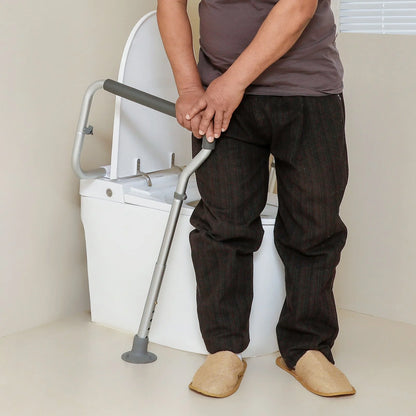 VEVOR Toilet Safety Rail, Bathroom Toilet Seat Frame, Adjustable Width & Height Fit Most Toilets, Supports 300lbs, Toilet Handles Grab Bars with Padded Armrests for Handicap, Disabled, Seniors - View 6
