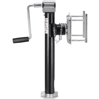 VEVOR Trailer Jack, 5000 lbs Dynamic Load Capacity, Heavy Duty Swivel Bolt-on Trailer Jack, 14.3" Lift Trailer Jack Stand with Handle for RV Trailer, Horse Trailer, Utility Trailer, and Yacht Trailer - View 8