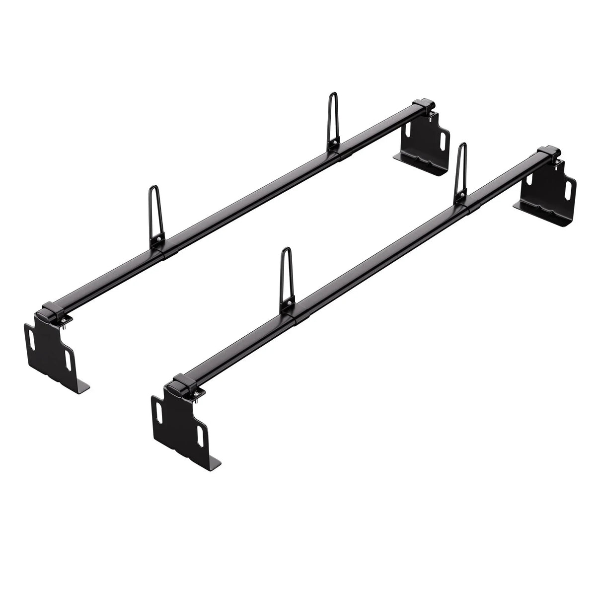 VEVOR Trailer Ladder Rack, 60" 2 Crossbars Ladder Roof Rack, Heavy-duty Steel Van Roof Ladder Rack, 500 lbs Capacity Van Ladder Rack, Fit for Universal Truck Roofs - View 8