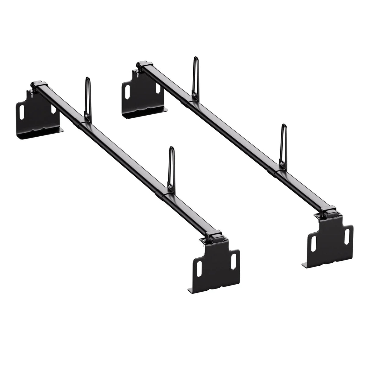 VEVOR Trailer Ladder Rack, 60" 2 Crossbars Ladder Roof Rack, Heavy-duty Steel Van Roof Ladder Rack, 500 lbs Capacity Van Ladder Rack, Fit for Universal Truck Roofs - View 9