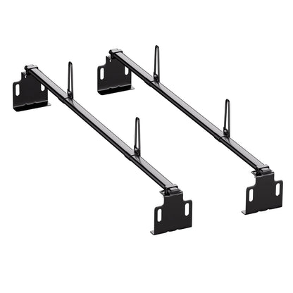 VEVOR Trailer Ladder Rack, 60" 2 Crossbars Ladder Roof Rack, Heavy-duty Steel Van Roof Ladder Rack, 500 lbs Capacity Van Ladder Rack, Fit for Universal Truck Roofs - View 9