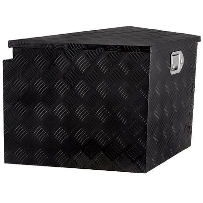 VEVOR Trailer Tongue Box, Aluminum Alloy Diamond Plate Tongue Box Tool Chest, Heavy Duty Trailer Box Storage with Lock and Keys, Utility Trailer Tongue Box for Pickup Truck, RV, Trailer, 33"x19"x18" - View 10