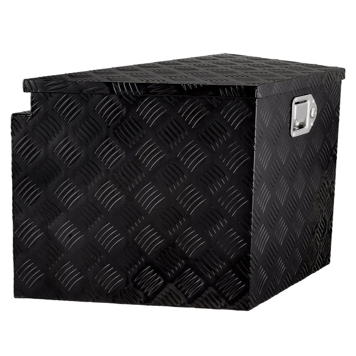 VEVOR Trailer Tongue Box, Aluminum Alloy Diamond Plate Tongue Box Tool Chest, Heavy Duty Trailer Box Storage with Lock and Keys, Utility Trailer Tongue Box for Pickup Truck, RV, Trailer, 39"x16.5"x12" - View 11